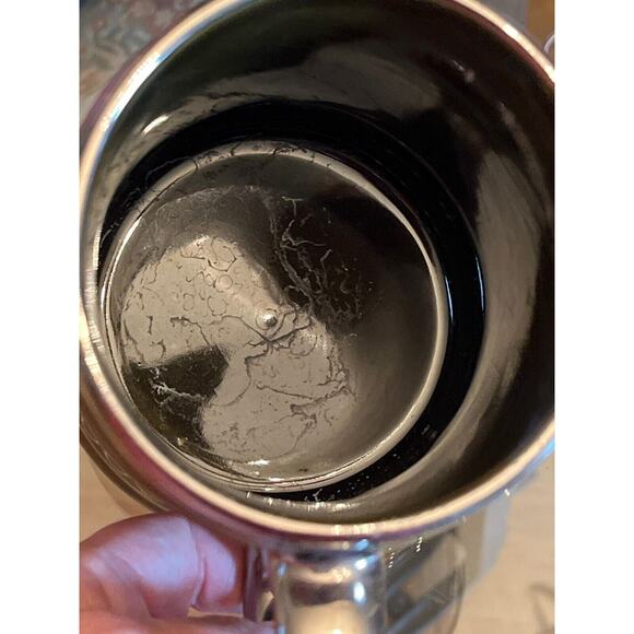 Vintage Princess House “Drunk In the Gutter” Earthenware Beer Stein Tankard Dark - Picture 7 of 10